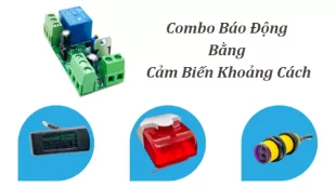 Combo Báo Động Bằng Cảm Biến Khoảng Cách